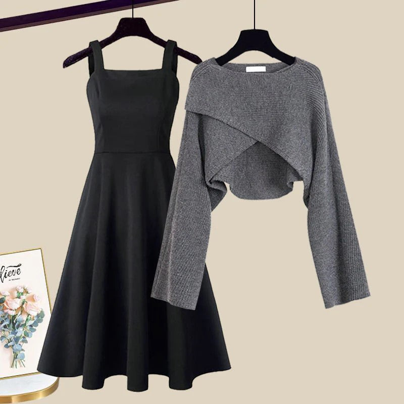 Brigitte |  Luxe Knit and Dress Ensemble